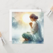 喜び、希望、祈りの言葉（ローマ12:12 JCB） カード (正面/裏面インサイチュ)