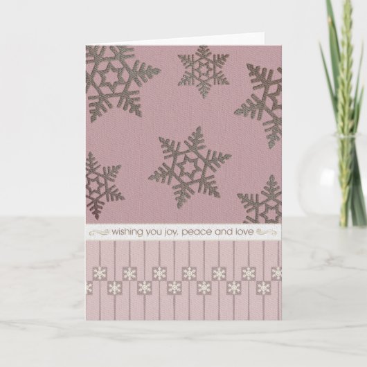 喜び、平和と愛 シーズンカード (正面)