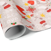 喜び 平和 愛 ラッピングペーパー (ロールコーナー)