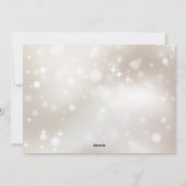 喜び 平和 愛 現代スクリプト 家族写真 シーズンカード (裏面)