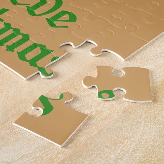 喜び、愛、平和、信じクリスマス ジグソーパズル (側面)