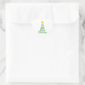 喜び、愛、平和、信じクリスマス ハートシール (バッグ)