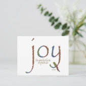 「喜び…感謝シンプルの型枠» ポストカード (スタンド正面)
