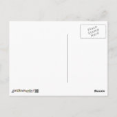 「喜び…感謝シンプルの型枠» ポストカード (裏面)