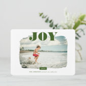 喜び |抽象芸術フレームのフォトオーバーレイ シーズンカード (スタンド正面)