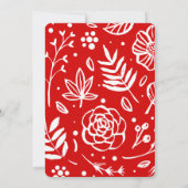 喜び |抽象芸術フレームのフォトオーバーレイ シーズンカード (裏面)