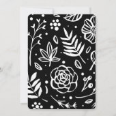 喜び |抽象芸術フレームのフォトオーバーレイ シーズンカード (裏面)