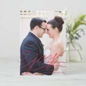 喜び 招待状 (スタンド正面)