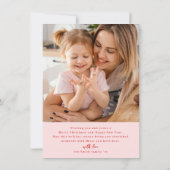 喜び | 編集可能カラーモダン4フォトクリスマス シーズンカード (裏面)