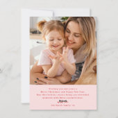 喜び | 編集可能カラーモダン4フォトクリスマス シーズンカード (裏面)