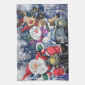 喜び-聖降誕祭お目出とう- キッチンタオル (縦)