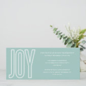 喜び%PIPE%の休日のパーティの招待状との白熱 招待状 (スタンド正面)