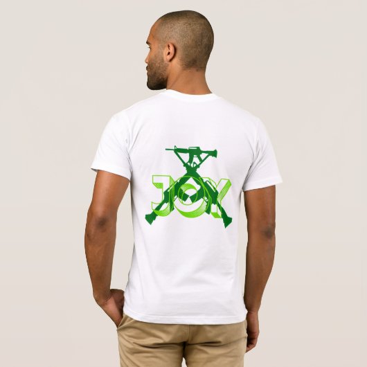 喜びTシャツ Tシャツ (裏面フル)