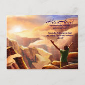 喜ぶ。キリスト教カスタム復活祭 シーズンポストカード (正面)