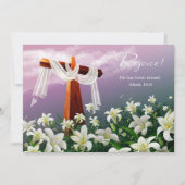 喜ぶ。キリスト教宗教復活祭カード シーズンカード (正面)