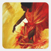 喜ぶ スクエアシール (正面)