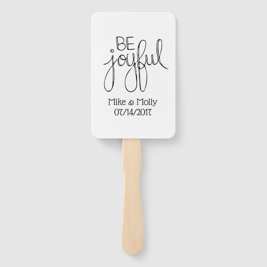 喜ぶ ハンドファン (裏面)