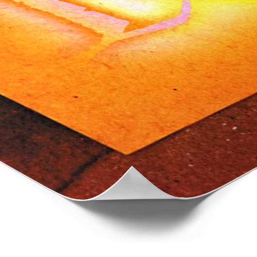 喜ぶ ポスター (角)