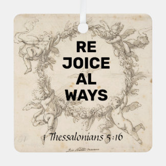 喜ぶ メタルオーナメント