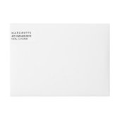 喜ぶ | 休赤と白日 ラップアラウンドラベル (正面)