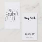 喜ぶ 名刺 (正面/裏面)