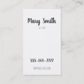 喜ぶ 名刺 (裏面)