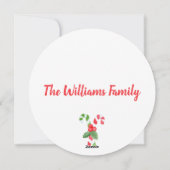 喜ぶ |水彩飴 – クリスマス (裏面)