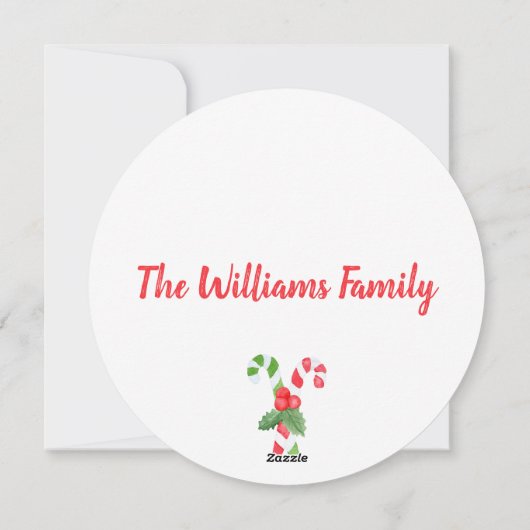 喜ぶ |水彩飴 – クリスマス (裏面)