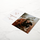 喜ぶ。金ゴールドスター/宗教的なクリスマスフォト 箔シーズンカード (回転した状態)