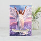 喜べ!イエス様は立ち上がった。宗教的なイースターカード シーズンカード (スタンド正面)