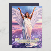 喜べ！イエス様は立ち上がった。宗教的なイースターカード シーズンカード (正面/裏面)