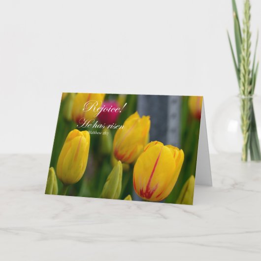 喜べ!彼は起き上がった シーズンカード (正面)