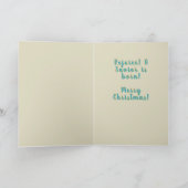 喜べ、救世主は天使と共に生まれた、イエス・キリスト カード (内部)