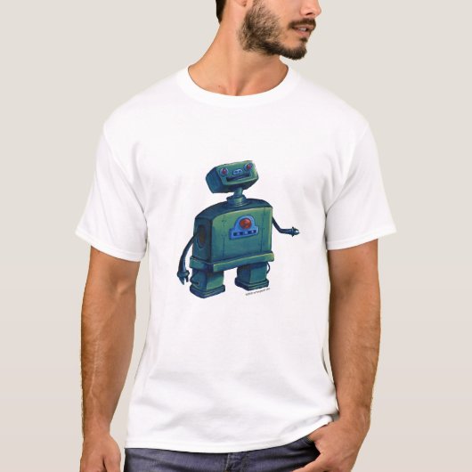 喜んだロボット Tシャツ (正面)