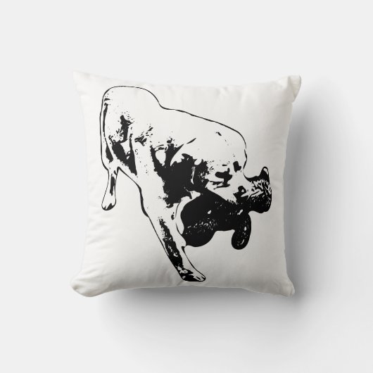 喜んで帰る クッション (正面)