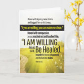 「喜んで」よくカードを取る カード (黄色い花)