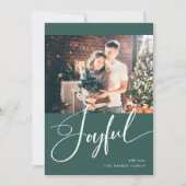 喜んで |エレガントクリスマス シーズンカード (正面)