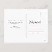 喜んで |スクリプエレガントトとフォトクリスマス シーズンポストカード (裏面)