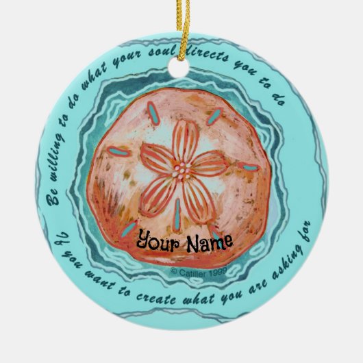 喜んで セラミックオーナメント (正面)