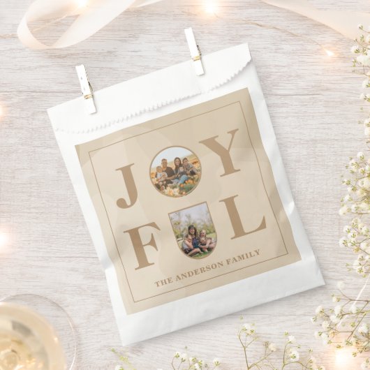 喜んで |ミニマモダンリストBeige Arch 2写真 フェイバーバッグ (クリップ留めされた状態)