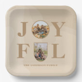 喜んで |ミニマモダンリストBeige Arch 2写真 ペーパープレート (正面)