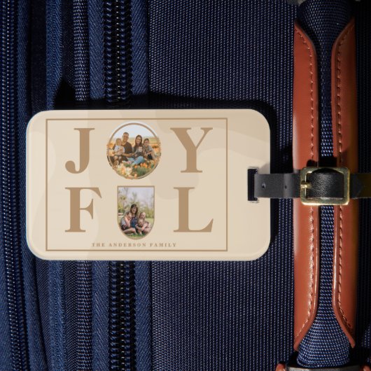 喜んで |ミニマモダンリストBeige Arch 2写真 ラゲッジタグ (正面インサイチュ4)