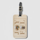 喜んで |ミニマモダンリストBeige Arch 2写真 ラゲッジタグ (正面縦)