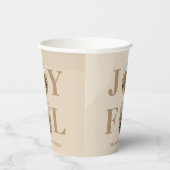 喜んで |ミニマモダンリストBeige Arch 2写真 紙コップ (右)