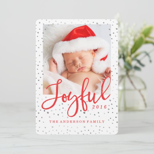 喜んで | 休日の写真カード シーズンカード (スタンド正面)