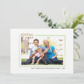 喜んで |写真のクリスマス(横) シーズンカード (スタンド正面)