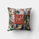 喜んで |写真エレガントの数々のクリスマス クッション (裏面)