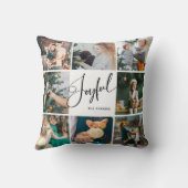 喜んで |写真エレガントの数々のクリスマス クッション (裏面)