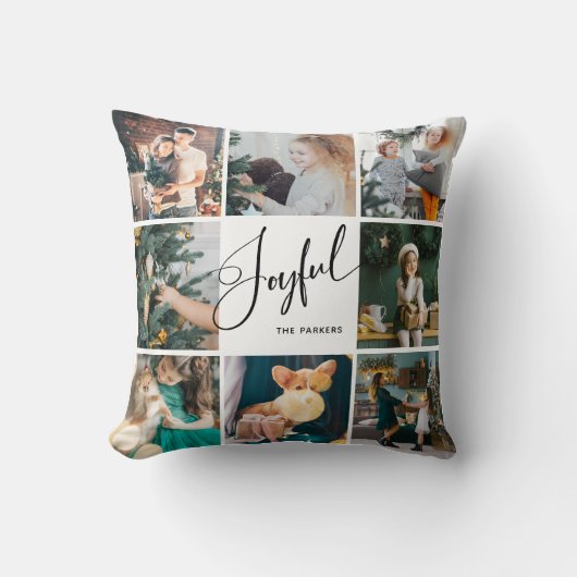 喜んで |写真エレガントの数々のクリスマス クッション (正面)