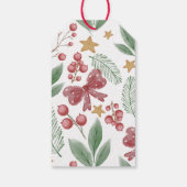 喜んで | 水の色の弓のクリモダンスマス ギフトタグ (裏面)